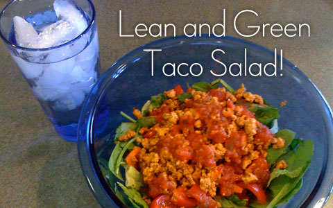 Medifast Lean and Green Taco Salad Recipe